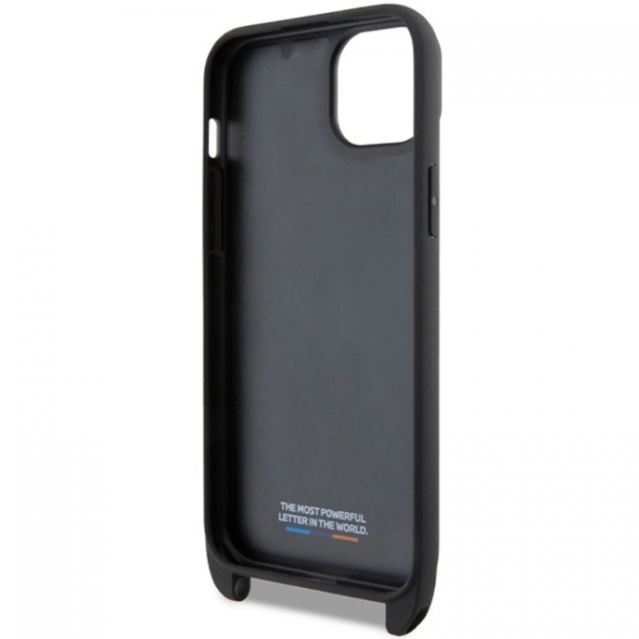 BMW - BMW iPhone 15/14 Plus Halsbandsskal M Edition Carbon Tricolor