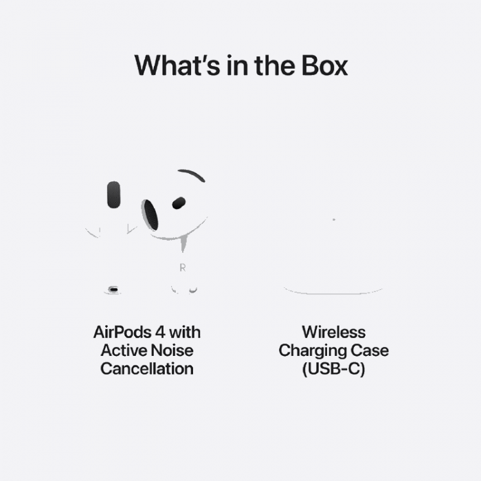 Apple - APPLE AirPods 4 med Active Noise Cancellation