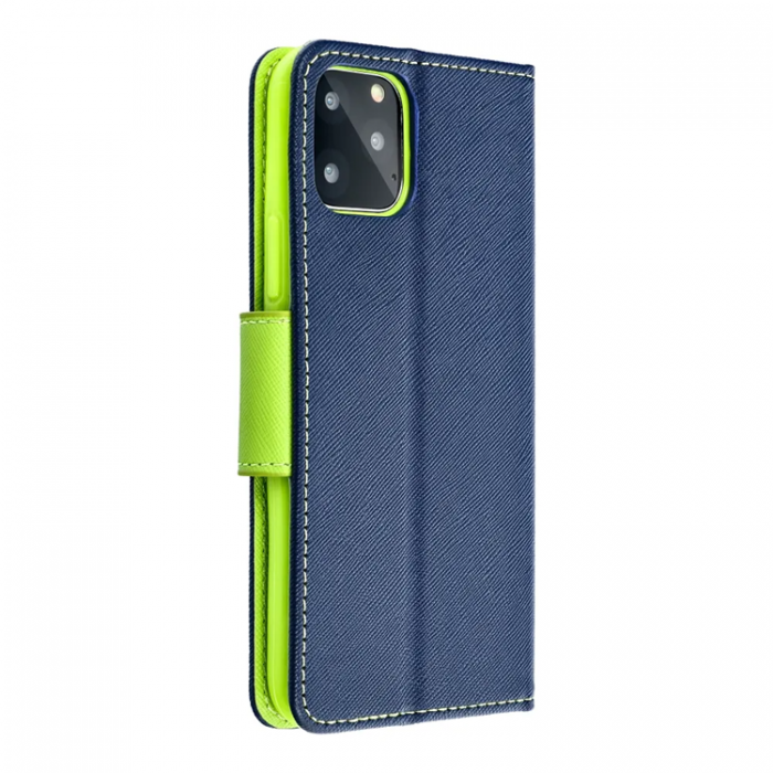 A-One Brand - Xiaomi Redmi Note 14 4G Plnboksfodral Fancy - Navy/Lime