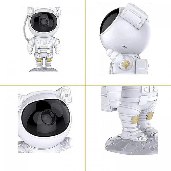 OEM - Projektor STARS LED / Disco Astronaut TYD-YHY-001 - Vit