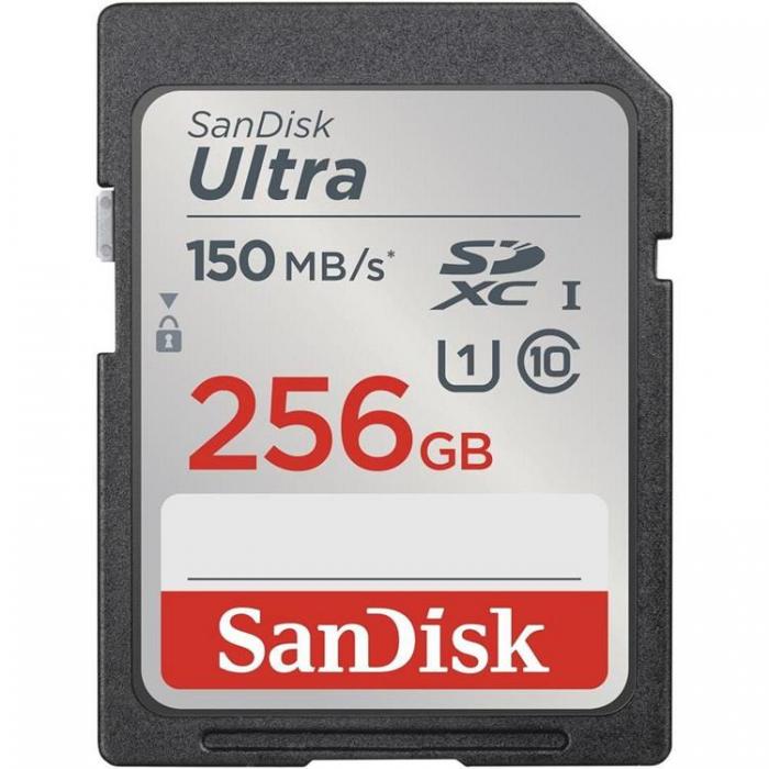 Sandisk - Sandisk Minneskort Ultra SDXC 256GB 150MB/s