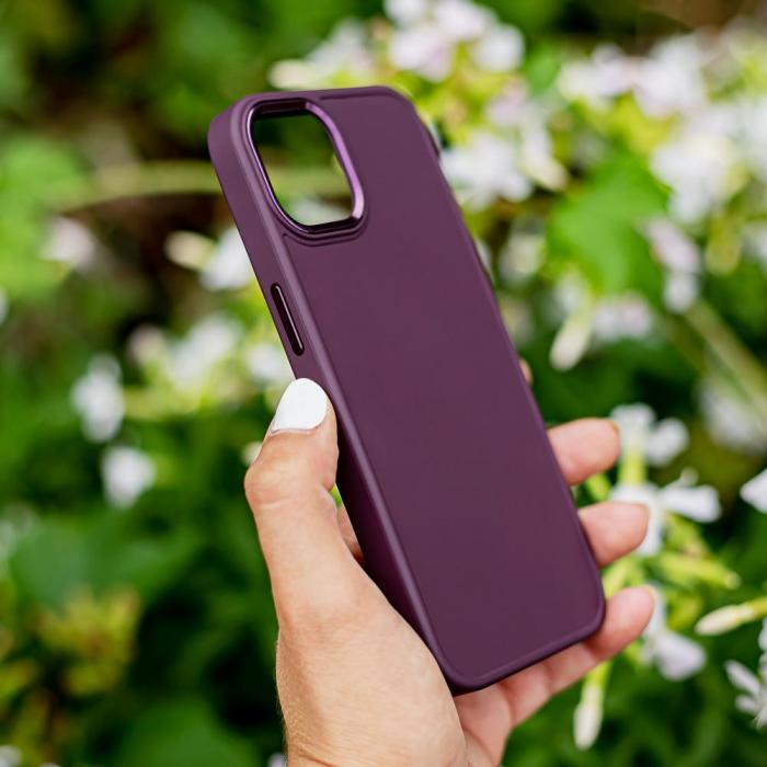 OEM - iPhone 11 Satinfodral Burgundy