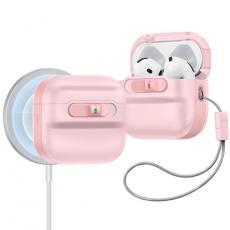 ESR - ESR Airpods 4 Skal Magsafe Halolock - Rosa