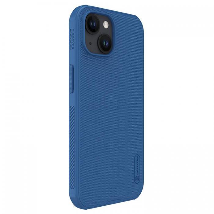 Nillkin - Nillkin iPhone 15 Mobilskal Super Frosted Shield Pro - Bl