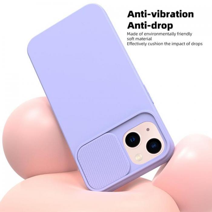 A-One Brand - iPhone 15 Pro Mobilskal Slide - Lavender