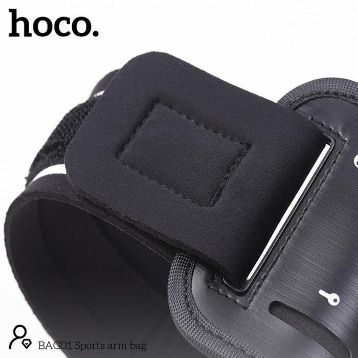 Hoco - Hoco Sportarmband fr Mobil BAG01 - Svart