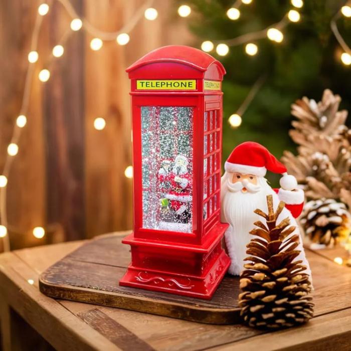 Forever Light - Forever Light Christmas Snow Globe Lykta PHONE BOX FLX-2