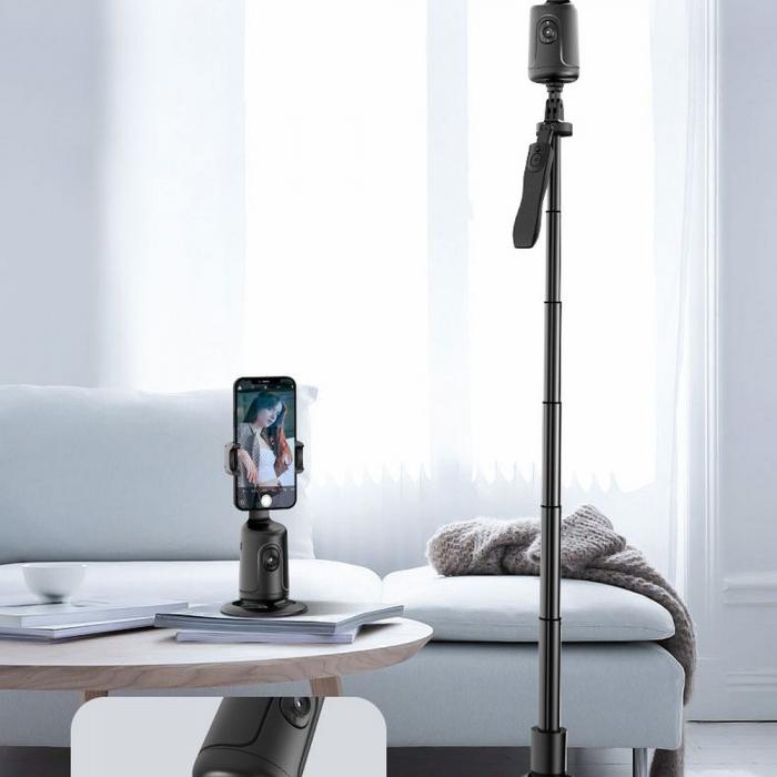 OEM - Inteligent selfiestick Stand med face-tracking - Svart