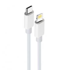 Maxlife - Maxlife USB-C till Lightning kabel 2m 20W MXUC-05 - Vit