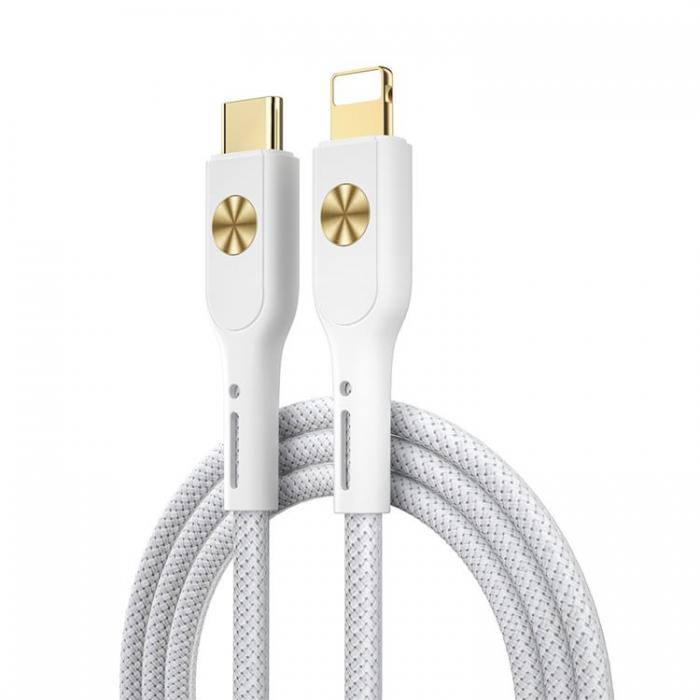 WIWU - WIWU USB-C Till Lightning 1.2m Kabel 30W City - Vit