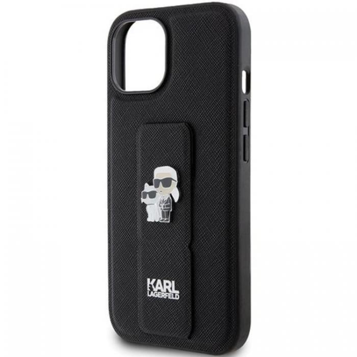 KARL LAGERFELD - Karl Lagerfeld iPhone 15 Mobilskal Gripstand Karl&Choupette