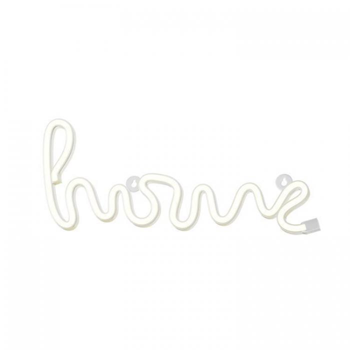 Forever Light - Forever Light LED Neon HOME Bat + USB FLNE21 - VarmVit