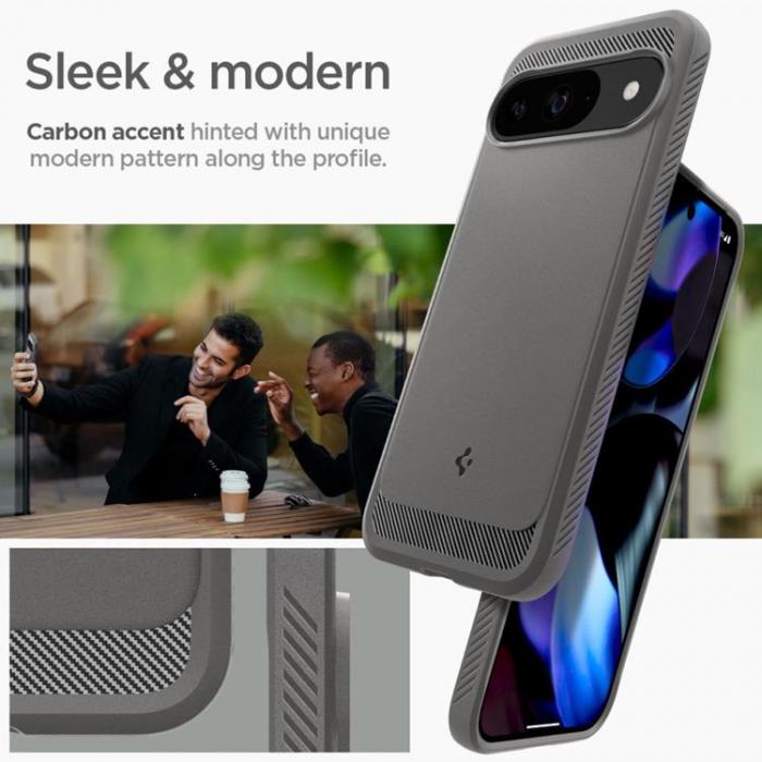 Spigen - Spigen Google Pixel 9/9 Pro Mobilskal Rugged Aromor - Gr