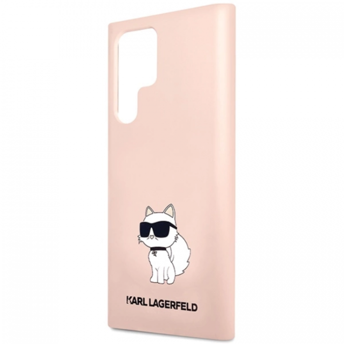 KARL LAGERFELD - Karl Lagerfeld Galaxy S24 Ultra Mobilskal Silikon Choupette - Rosa