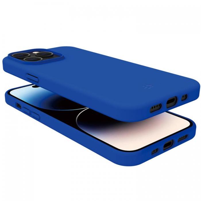 Celly - Celly iPhone 16 Pro Mobilskal Cromo Soft Rubber - Bl