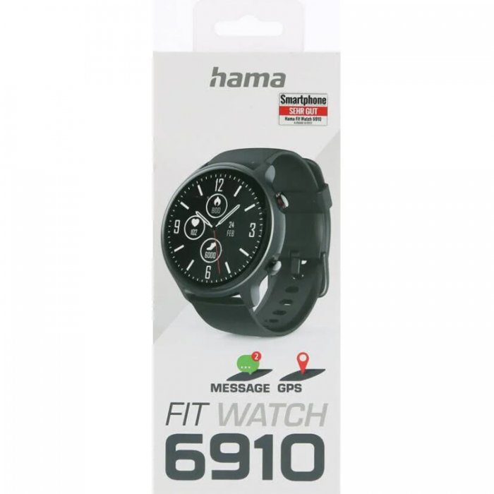 Hama - HAMA Fit Watch 6910 Smart Watch - Svart