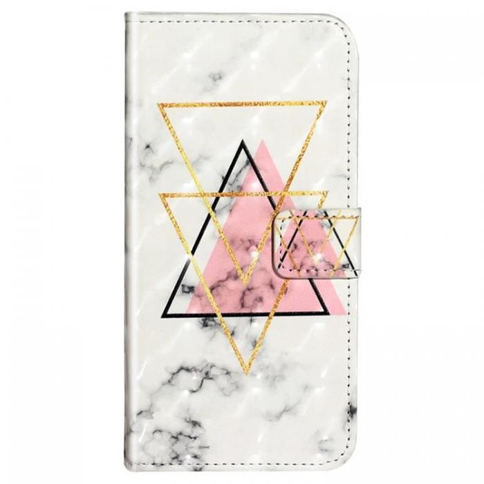 A-One Brand - iPhone 14 Pro Max Plnboksfodral 3D Pattern - Triangle