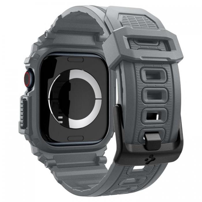 Spigen - Spigen Apple Watch 10 (46mm) Armband Rugged Armor Pro - Mrkgr