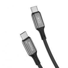 XO - XO USB-C Till USB-C 60W 1.2m Kabel PD NB-Q180B - Svart