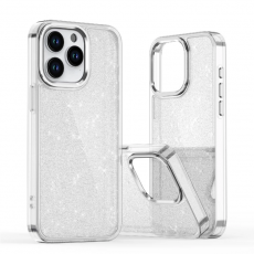 A-One Brand - iPhone 16 Pro Mobilskal Glitter - Transparent