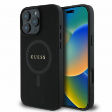 Guess - Guess iPhone 16 Pro Max Mobilskal Magsafe Saffiano Peony Classic Logo