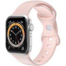 Celly - Celly Apple Watch (42/44/45mm) Armband Silikon - Rosa