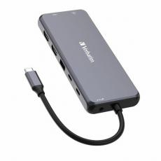 Verbatim - Verbatim 13in1 HUBB USB-C Multiport Adapter med Ethernet, microSD 32154