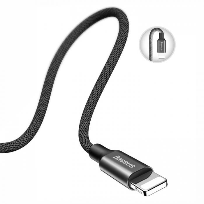 BASEUS - Baseus USB Till Lightning Kabel 3m 1.5A Yiven - Svart