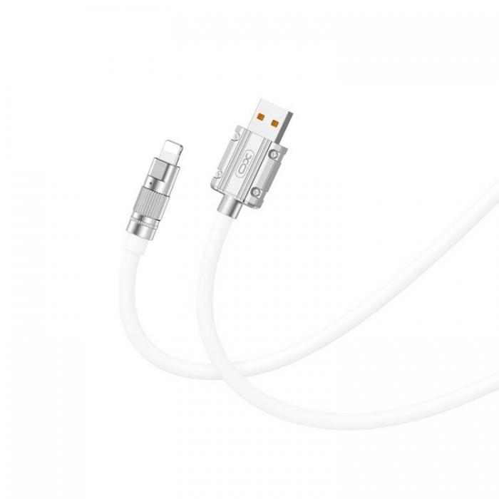 XO - XO USB Till Lightning 1.2m Kabel 6A NB227 - Vit