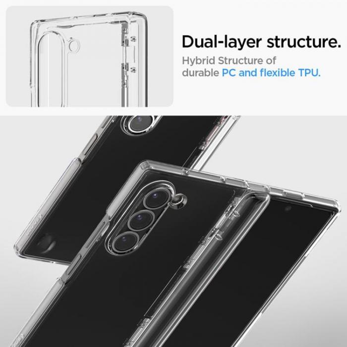 Spigen - Spigen Galaxy Z Fold 6 Mobilskal Ultra Hybrid - Crystal Clear