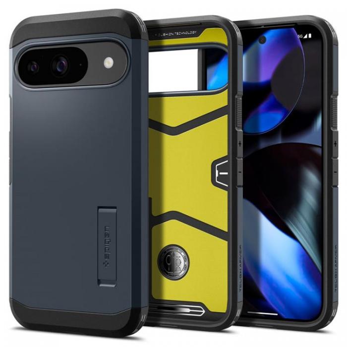 Spigen - Spigen Google Pixel 9/9 Pro Mobilskal Tough Armor - Metal Slate