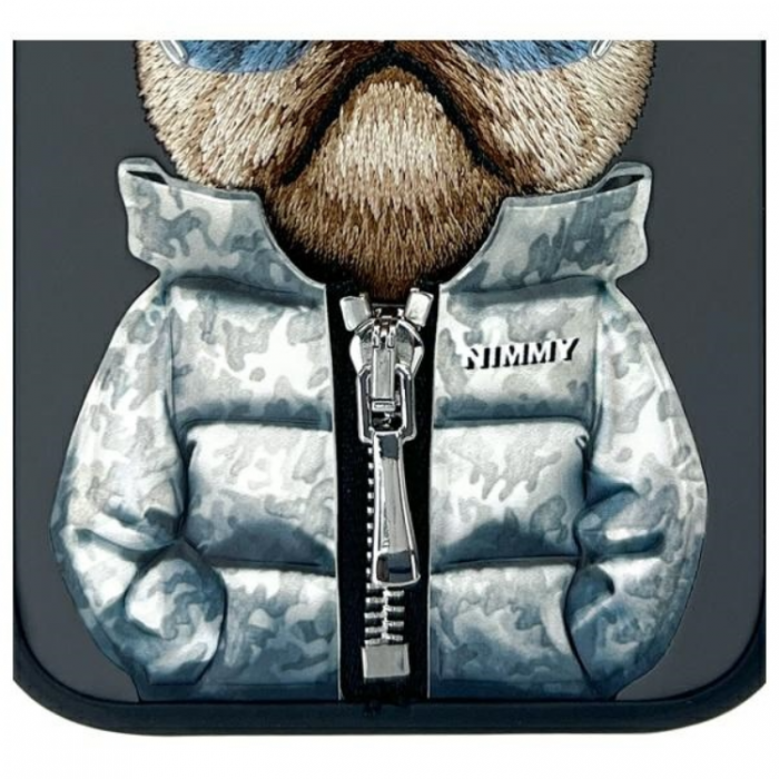 NIMMY - Nimmy iPhone 16 Mobilskal Cool & Cute 2.0 Dog - Svart