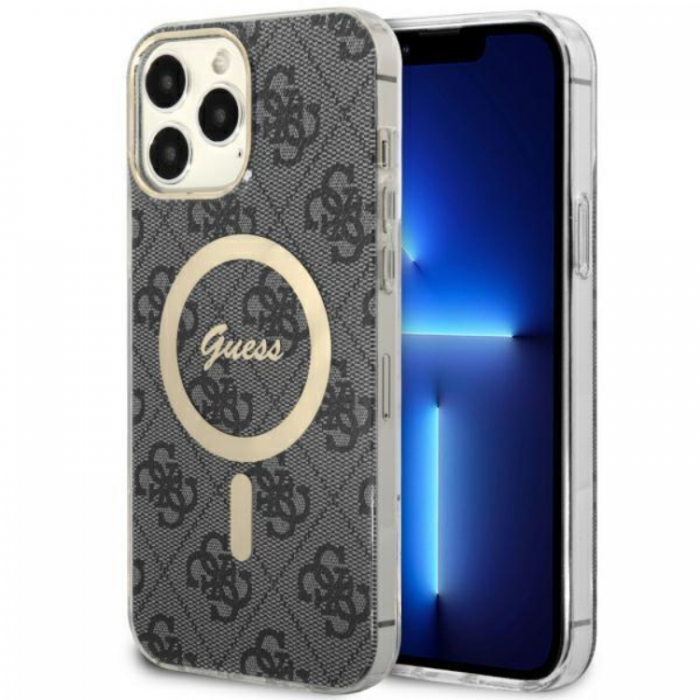 Guess - Guess iPhone 13 Pro Mobilskal MagSafe - Svart