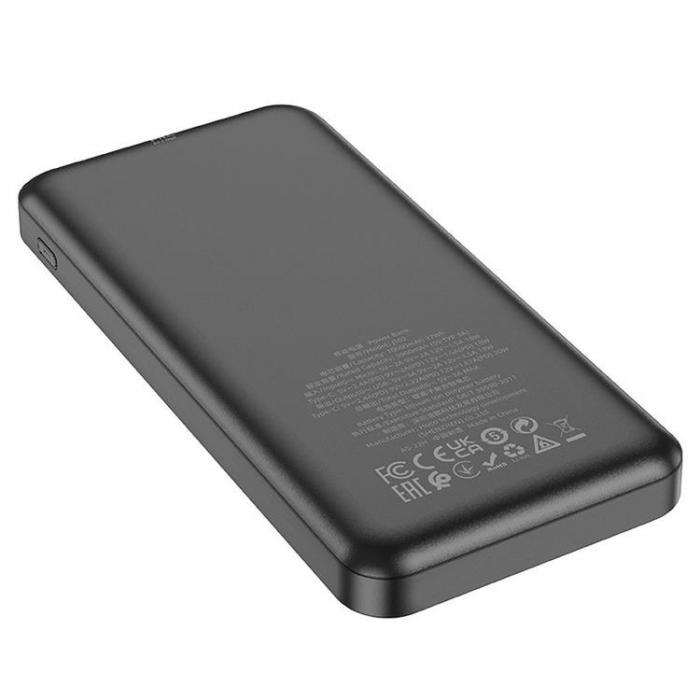 Hoco - Hoco Powerbank 10000 mAh 20W PD QC3.0 3A J102 - Svart