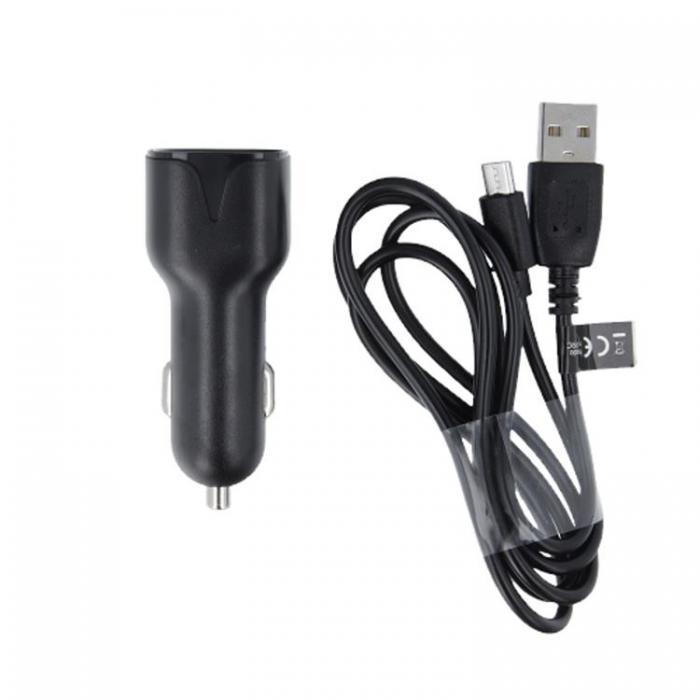 Maxlife - Maxlife Billaddare 1x USB 2.1A med microUSB Kabel MXCC-01