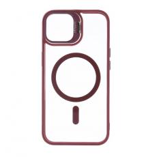 A-One Brand - iPhone 16 Pro Mobilskal MagSafe Extra Lens - Maroon