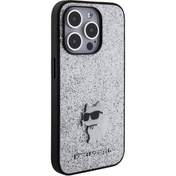 KARL LAGERFELD - Karl Lagerfeld iPhone 15 Pro Mobilskal Fixed Glitter Metal Pin