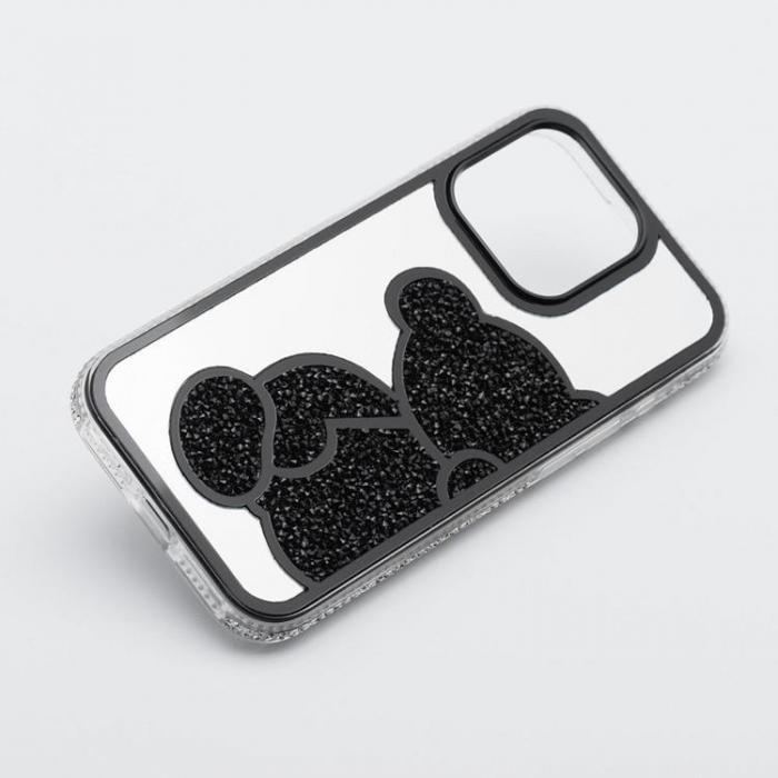 A-One Brand - iPhone 16 Pro Max Mobilskal Teddy Bear - Svart