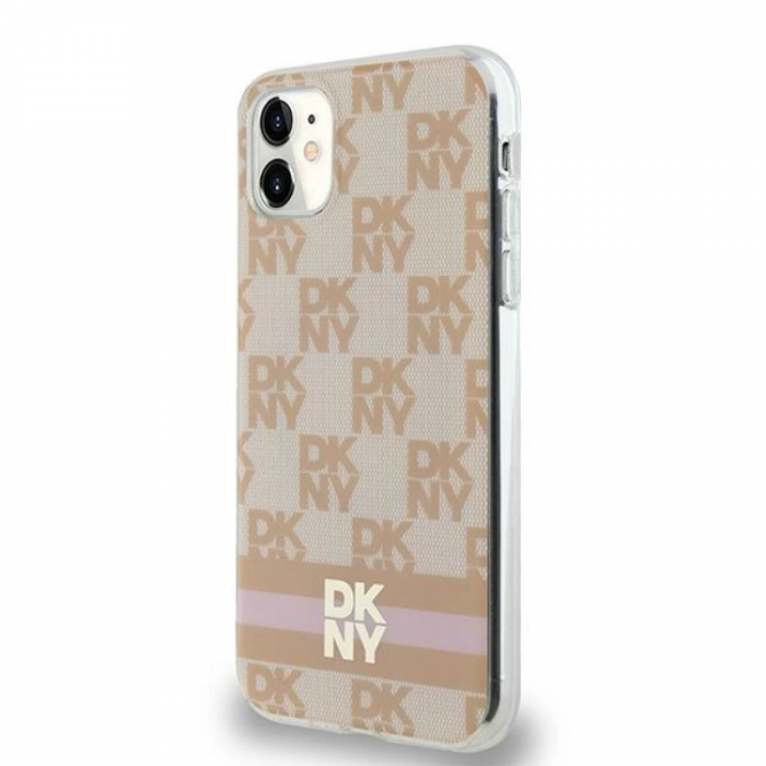 DKNY - DKNY iPhone 11/XR Mobilskal Magsafe IML Checkered Mono