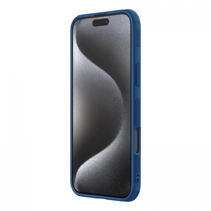 Nillkin - Nillkin iPhone 16 Pro Mobilskal Super Frosted Shield Pro - Bl