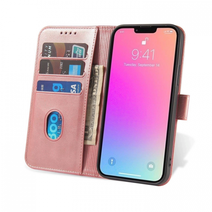 A-One Brand - Galaxy A56 Plnboksfodral Magnet med Flap - Rosa