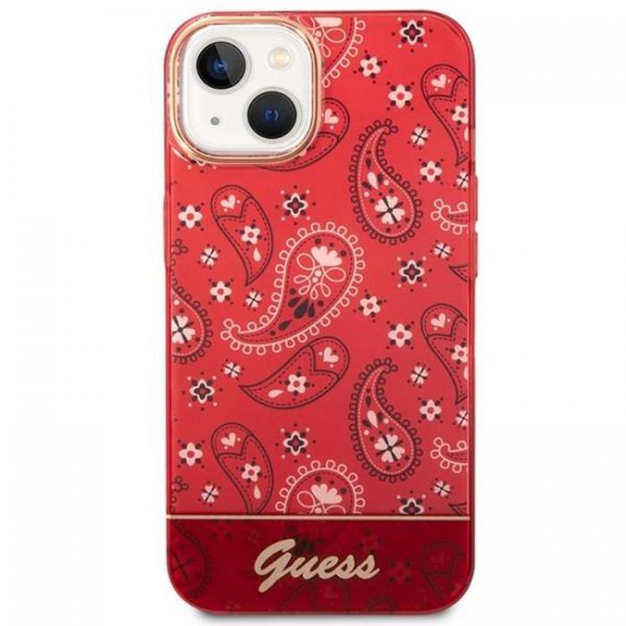 Guess - GUESS iPhone 14 Pro Max Skal Bandana Paisley - Rd