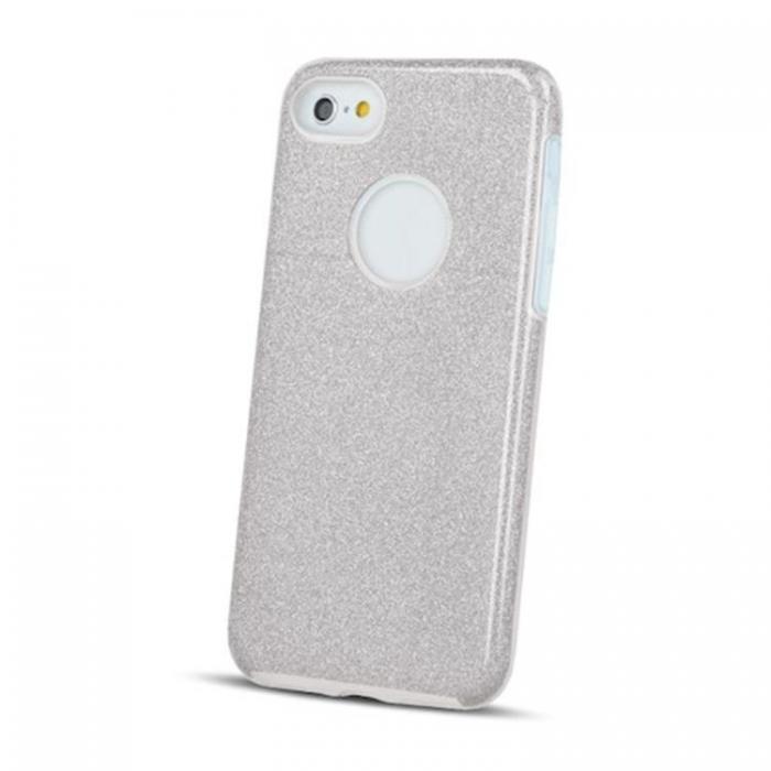 A-One Brand - iPhone 16 Pro Mobilskal Glitter 3in1 - Silver