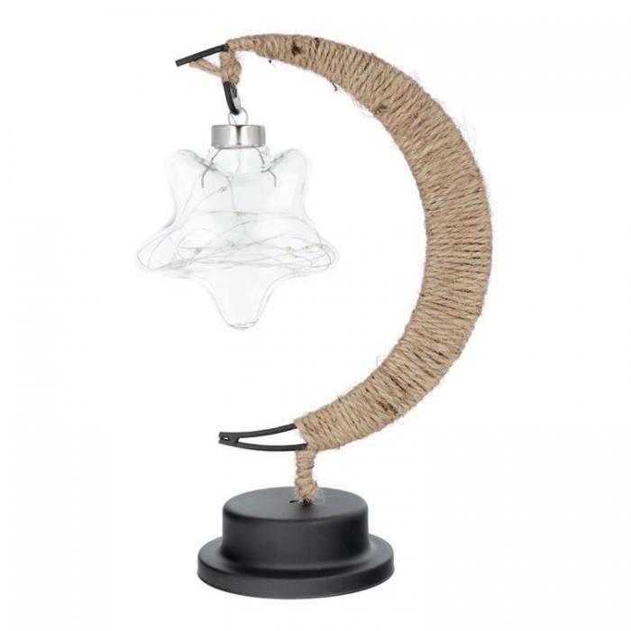 A-One Brand - Bordslampa Vid Sngen Twirl Star Art Deco (model 3) EID