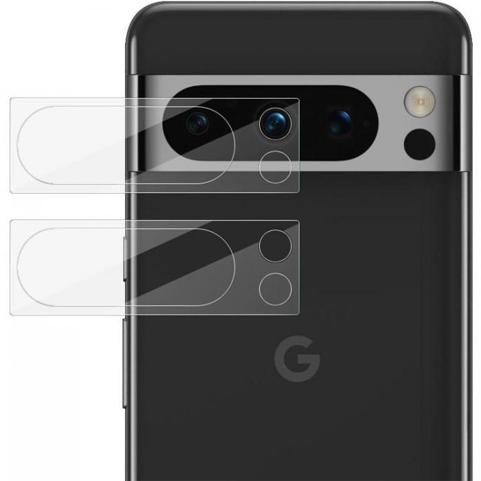 A-One Brand - [2-PACK] Google Pixel 8 Kameralinsskydd i Hrdat Glas - Clear