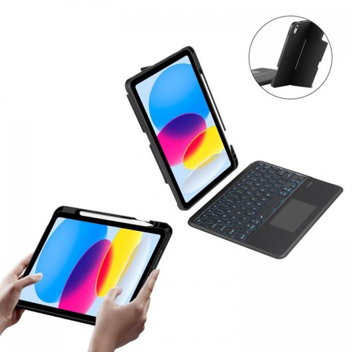 Tech-Protect - Tech-Protect iPad 10.9 (2022) Fodral SCMAG Pen + Keyboard - Svart