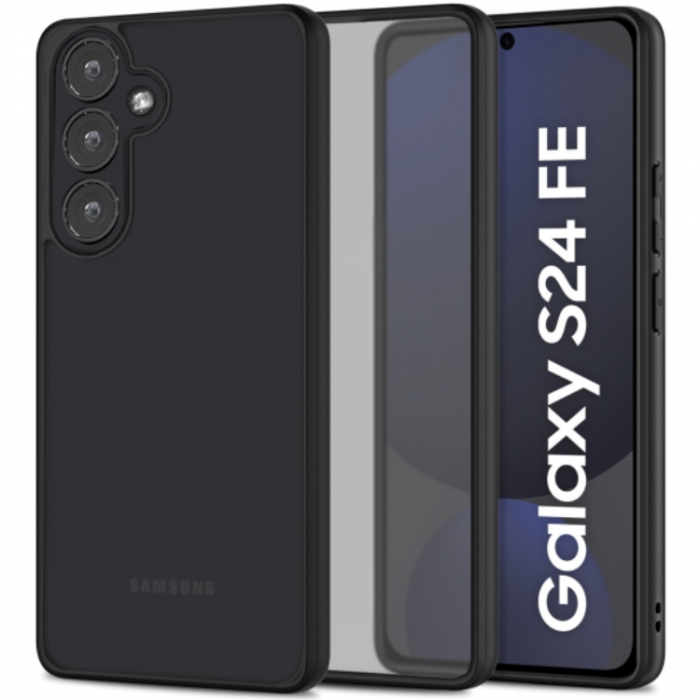 Tech-Protect - Tech-Protect Galaxy S24 FE Mobilskal Matte - Svart