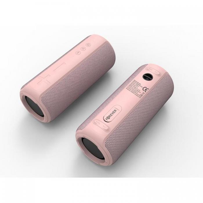 Forever - Forever Hgtalare Bluetooth Toob 30 PLUS BS-960 - Rosa