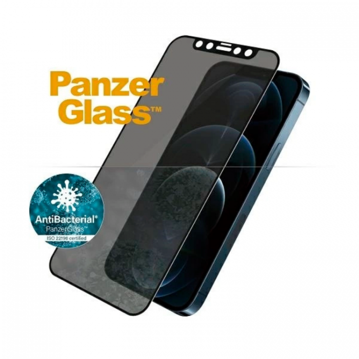 PanzerGlass - PanzerGlass iPhone 12 Mini Hrdat Glas Skrmskydd Privacy Microfracture