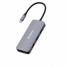 Verbatim - Verbatim 9in1 HUBB USB-C Multiport Adapter med Ethernet 32152